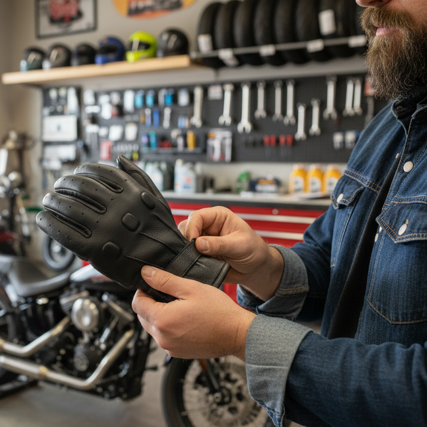 Buck Deer Skin Gloves