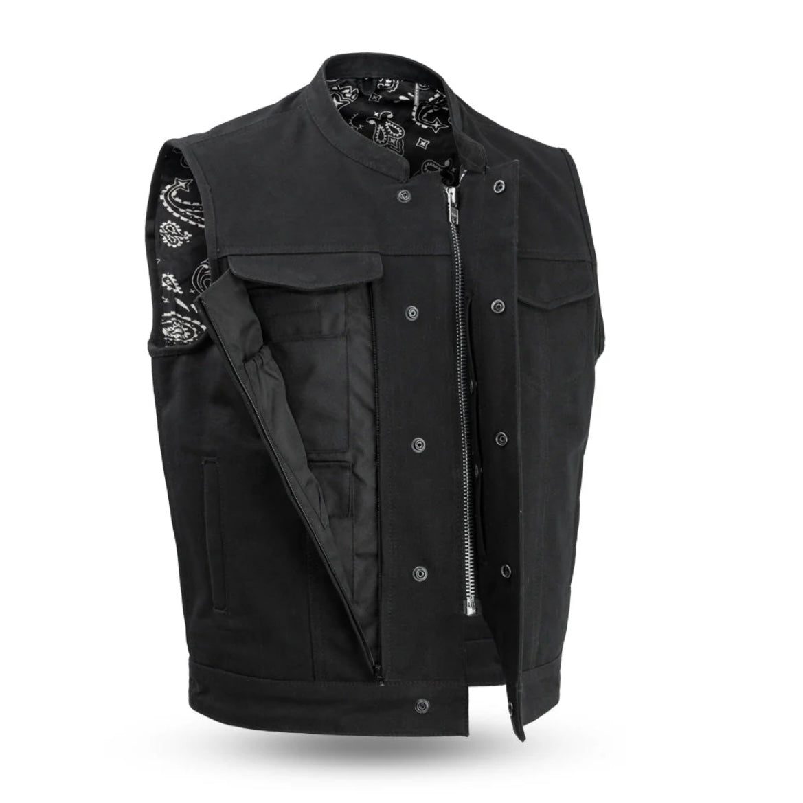 Brawley Men's Motorcycle Canvas Cut