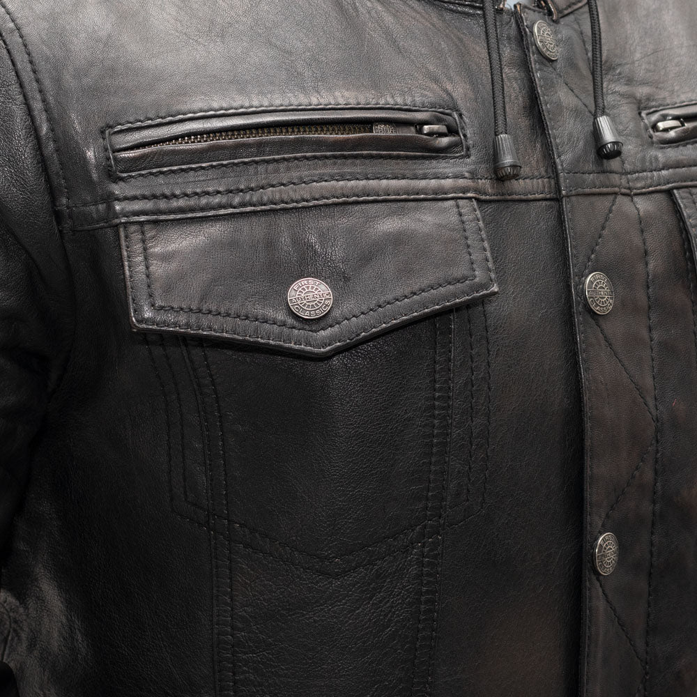 Reaper Men's Motorcycle Leather Jacket