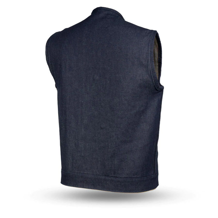 Butch Men's Motorcycle Denim Vest