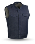 Bowie Men's Motorcycle Denim Vest