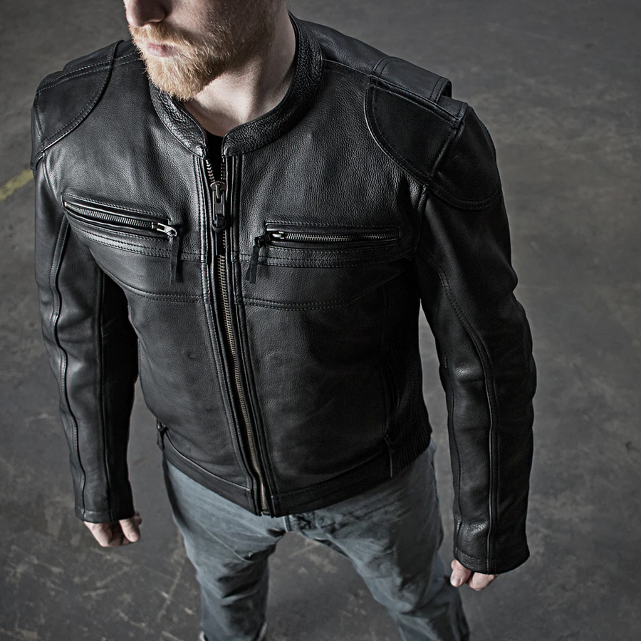 Bandit Men's Motorcycle Leather Jacket