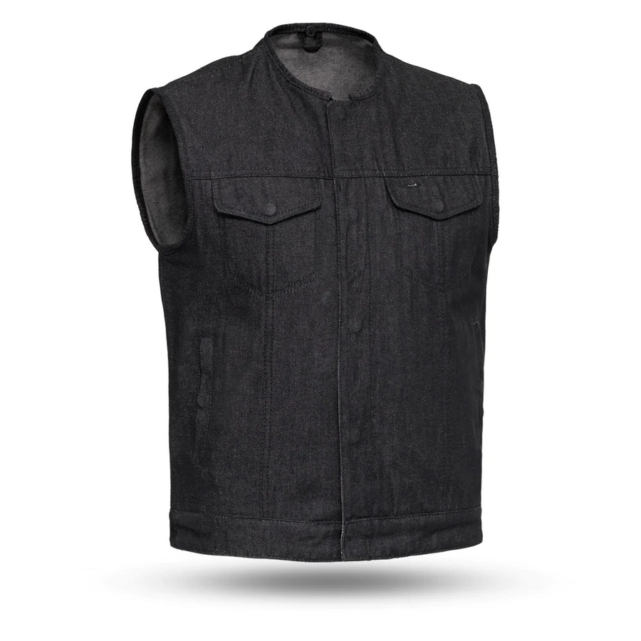 Butch Men's Motorcycle Denim Vest