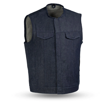 Butch Men's Motorcycle Denim Vest