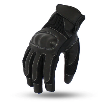 Agile Men's Motorcycle Leather Gloves