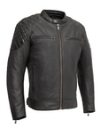 Apollo - Men's Leather Motorcycle Jacket