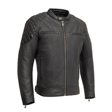 Apollo - Men's Leather Motorcycle Jacket