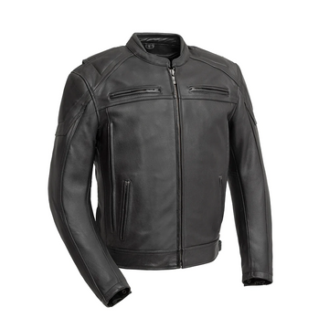 Cosmo - Men's Leather Motorcycle Jacket