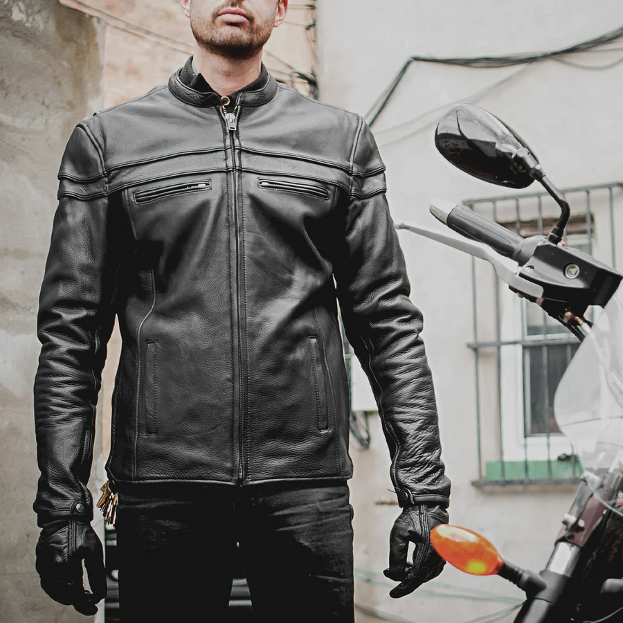 Django Men's Motorcycle Leather Jacket