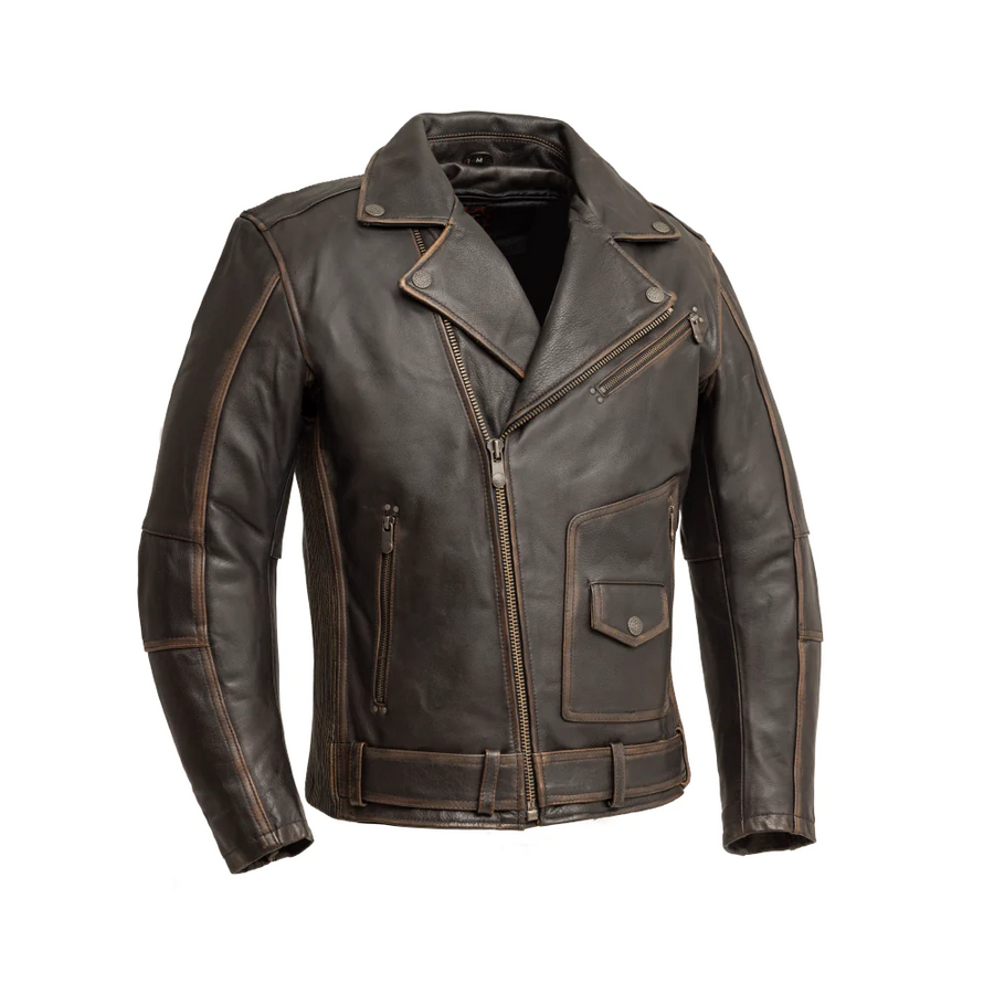 Baxter Men's Motorcycle Leather Jacket