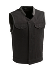 Boone - Men's Motorcycle Twill Vest