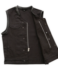 Boone - Men's Motorcycle Twill Vest