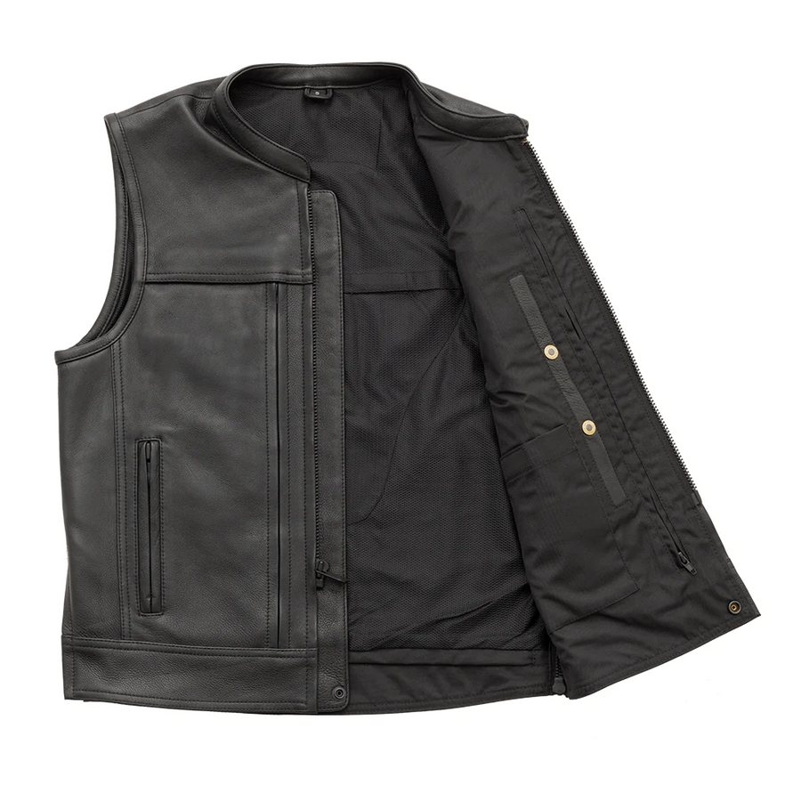 Breeze - Men's Motorcycle Leather Vest