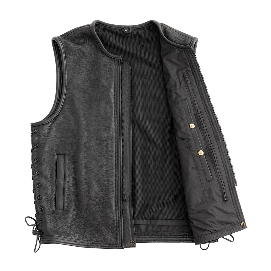 Viper Men's Motorcycle Leather Vest