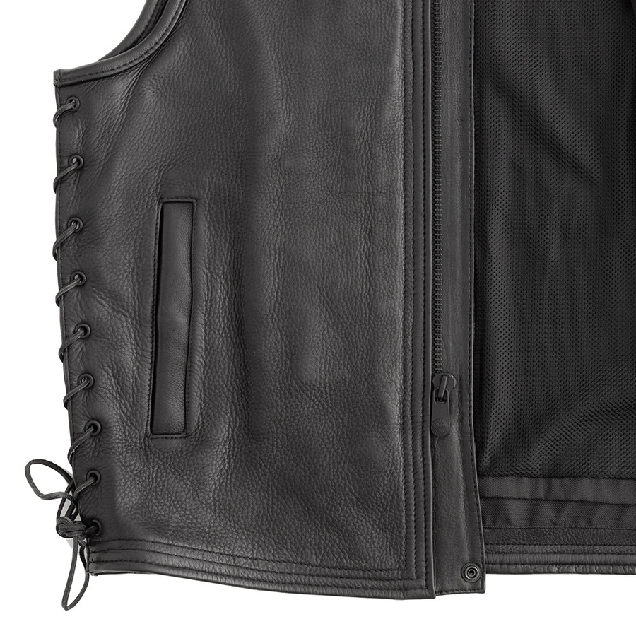 Viper Men's Motorcycle Leather Vest