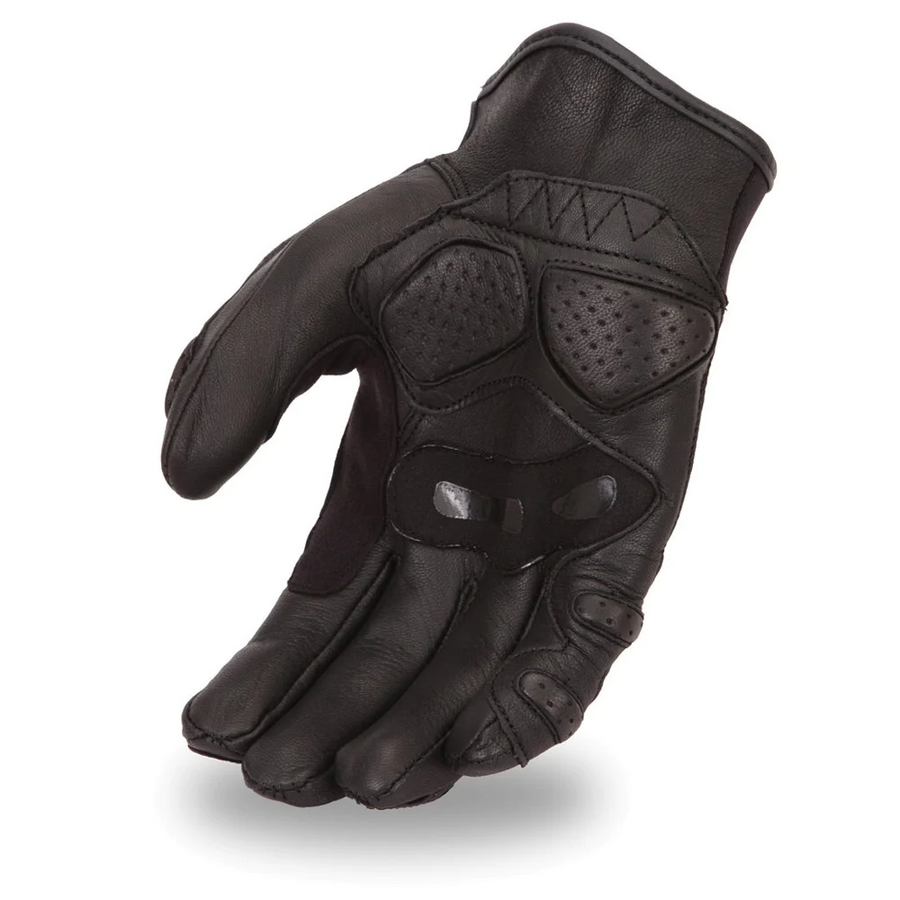 Raider Men's Leather Motorcycle Gloves