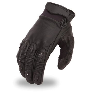 Raider Men's Leather Motorcycle Gloves