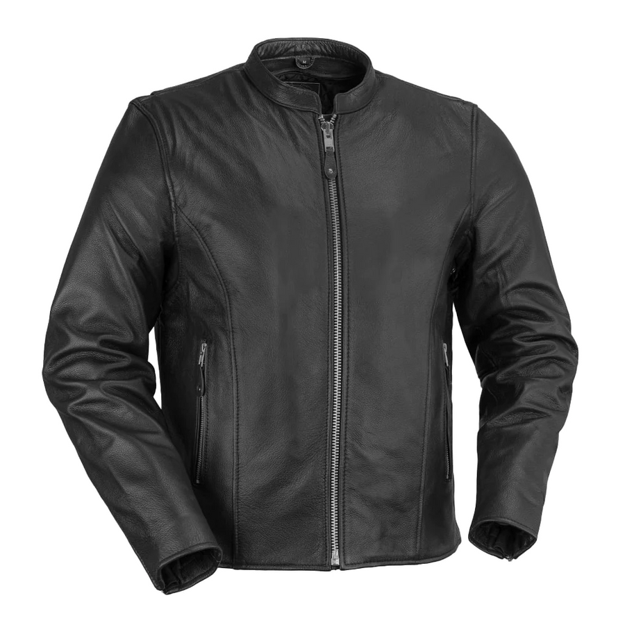 Alpha Men's Leather Motorcycle Jacket