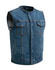 Leigh - Men's Motorcycle Denim Vest