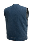 Leigh - Men's Motorcycle Denim Vest