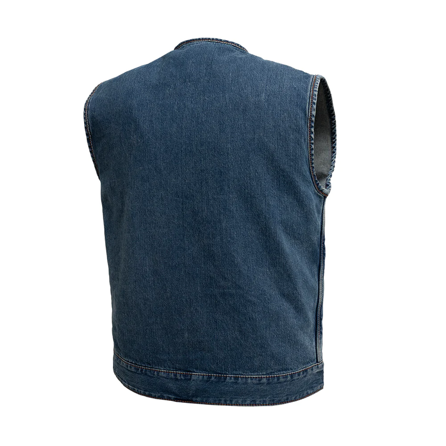 Leigh - Men's Motorcycle Denim Vest