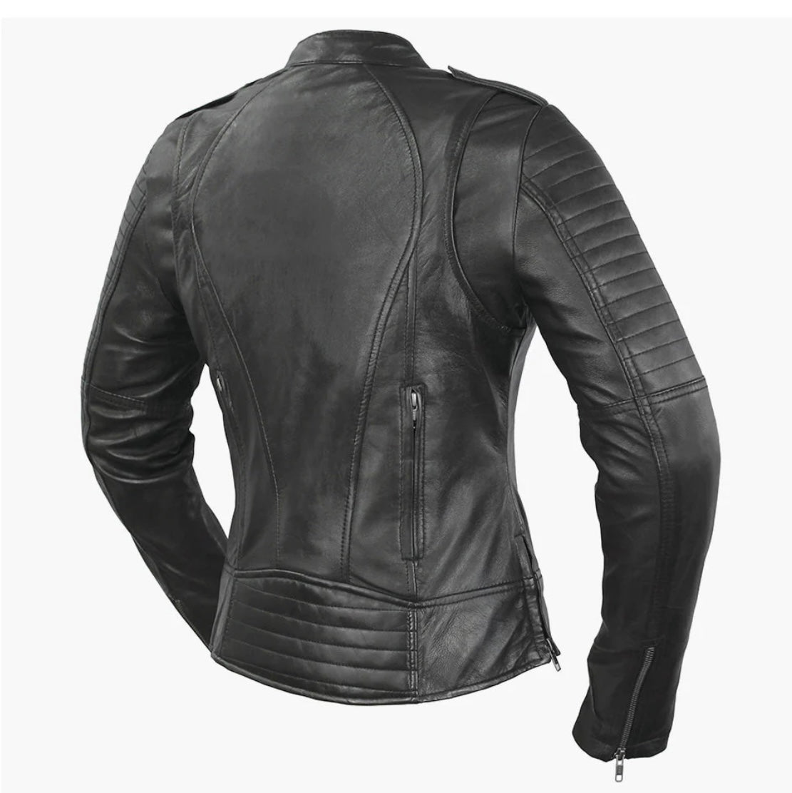 Foxy Women's Leather Motorcycle Jacket