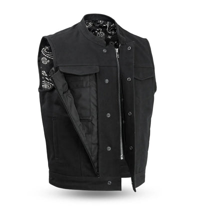 Brawley Men's Motorcycle Canvas Cut