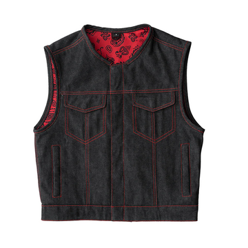 Dexter Men's Motorcycle Denim Vest