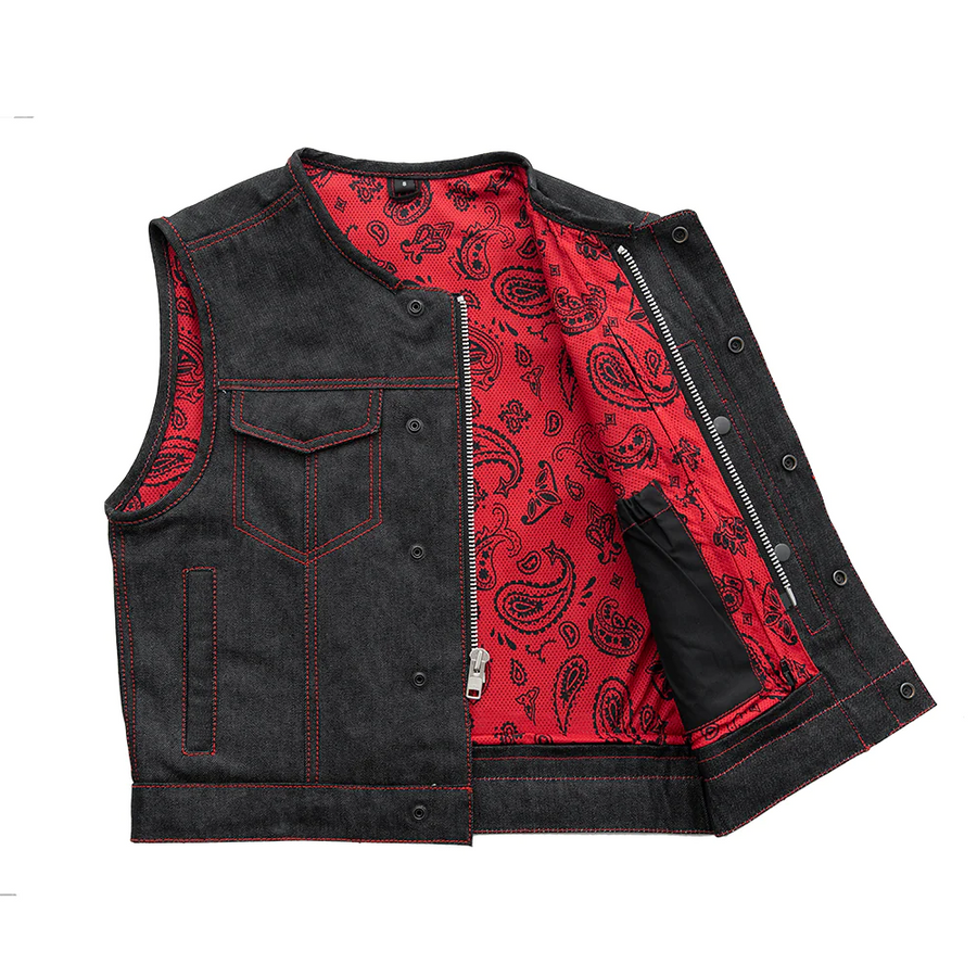 Dexter Men's Motorcycle Denim Vest