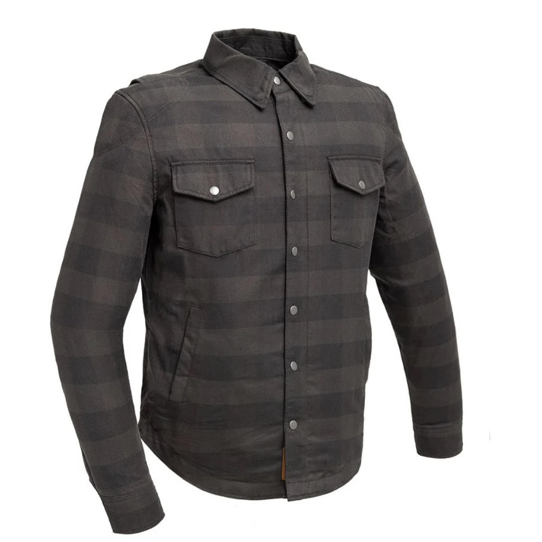 Beckham Men's Motorcycle Flannel Shirt