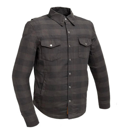 Beckham Men's Motorcycle Flannel Shirt