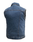 Cutoff Motorcycle Lightweight Denim Vest