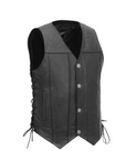 Talon Men's Motorcycle Western Style Leather Vest