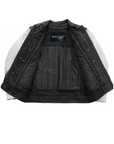 Griffin Men's Cafe Style Leather Jacket