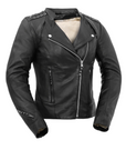 Moon Lit Women's Leather Motorcycle Jacket