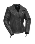 Veda Women's Leather Motorcycle Jacket