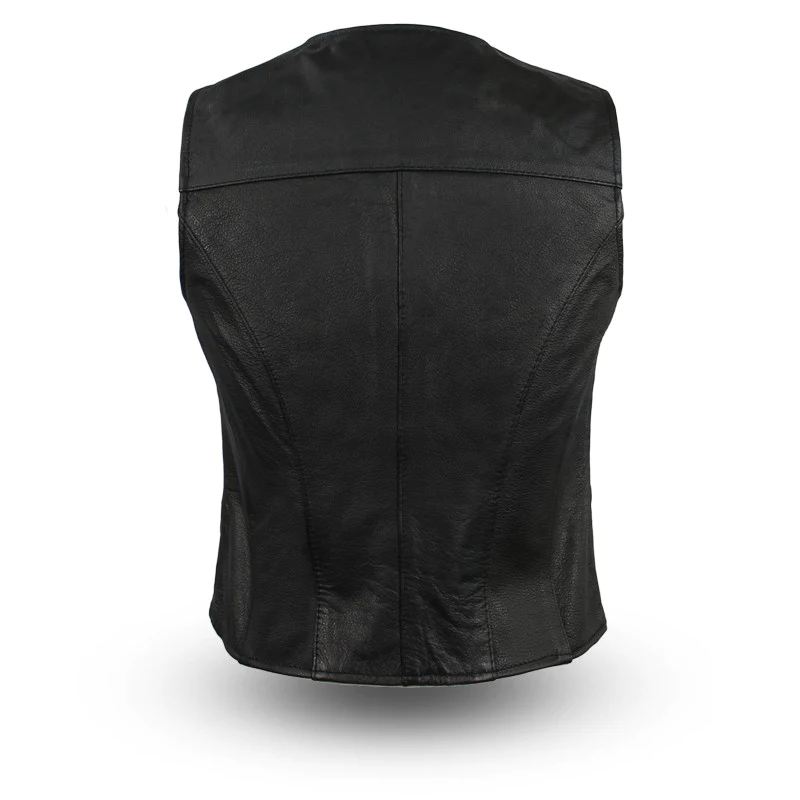 Lady Bug Women's Motorcycle Leather Vest