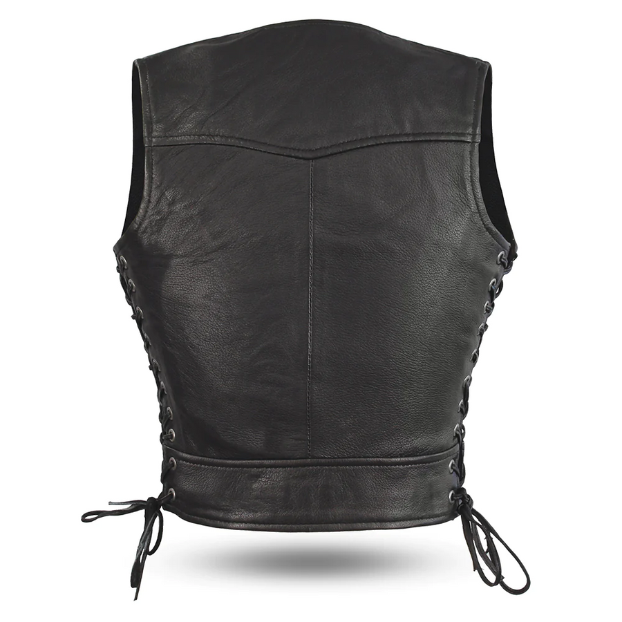 Ariel Women's Motorcycle Leather Vest