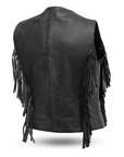 Cheyenne Women's Leather Motorcycle Vest