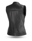 Ruby Women's Motorcycle Leather Vest