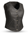 Lulu Women's Motorcycle Leather Vest