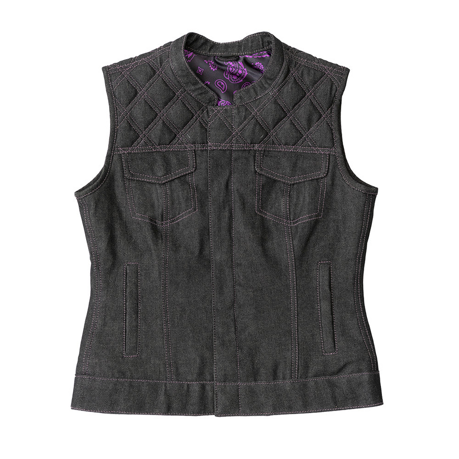 Pandora Women's Club Style Denim Vest - Limited Edition