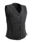 Kyra Women's Motorcycle Twill Vest