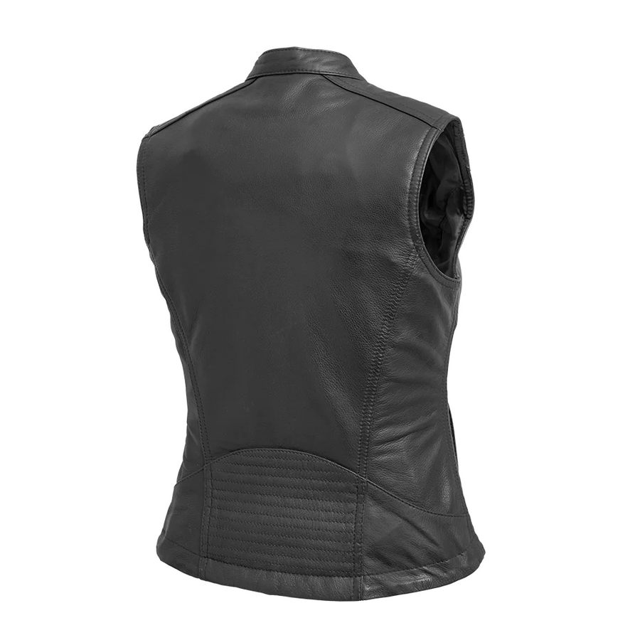 Serena Women's Motorcycle Leather Vest