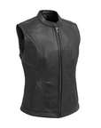 Serena Women's Motorcycle Leather Vest