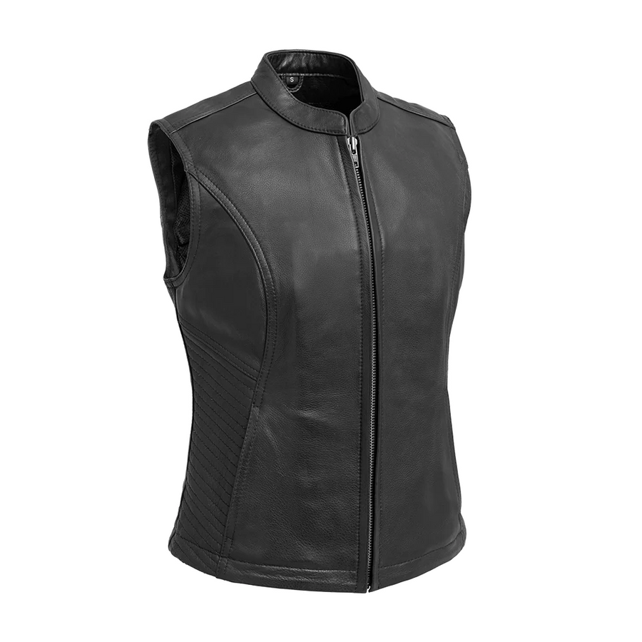 Serena Women's Motorcycle Leather Vest