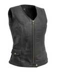 Layla - Women's Motorcycle Leather Vest