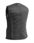 Odessa - Women's Motorcycle Leather Vest