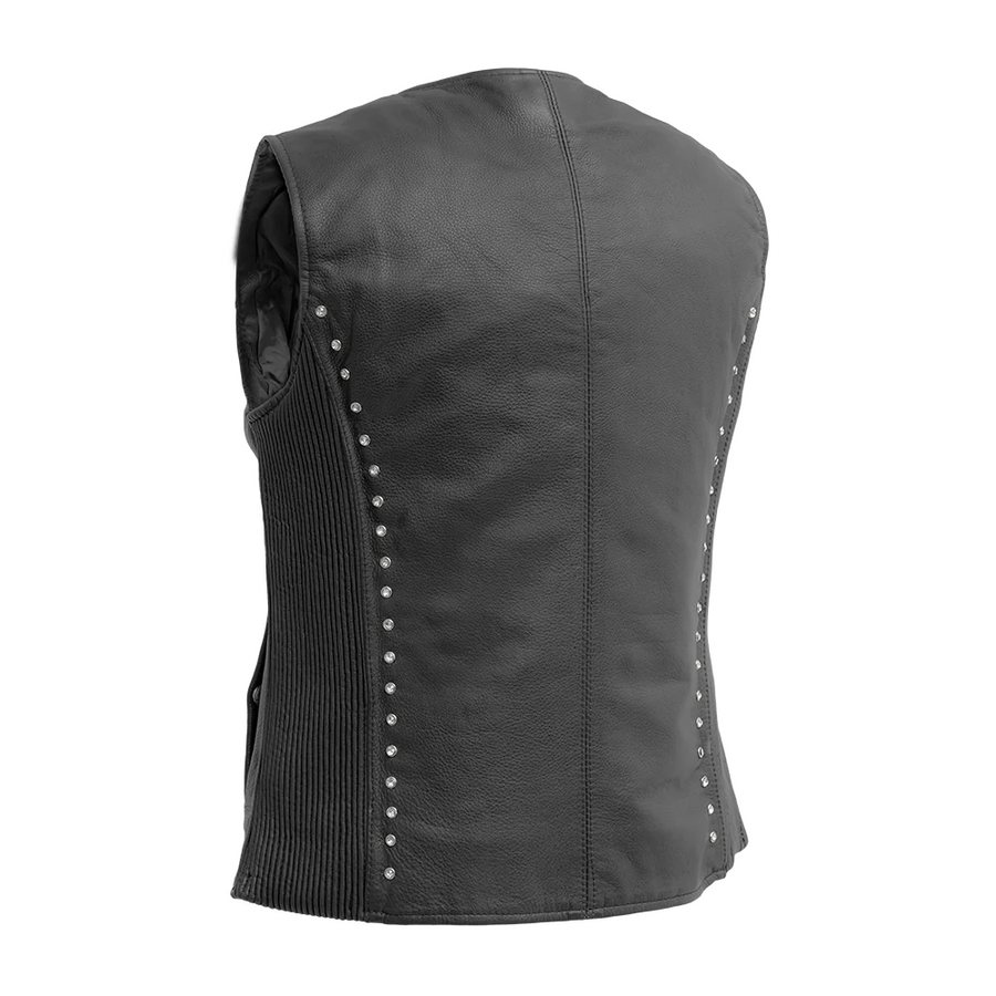 Odessa - Women's Motorcycle Leather Vest