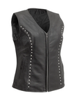 Odessa - Women's Motorcycle Leather Vest